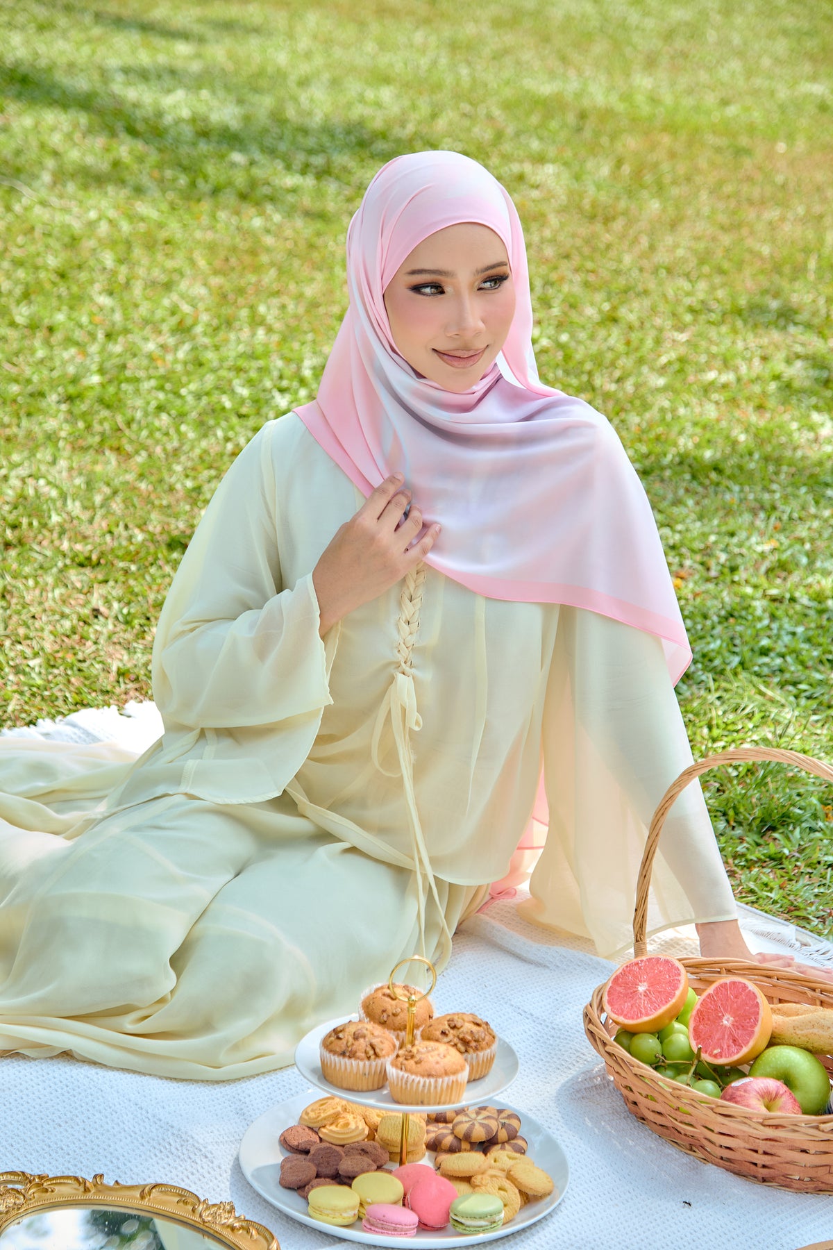 FLOREVE IN DREAMSCAPE DIAMOND CHIFFON